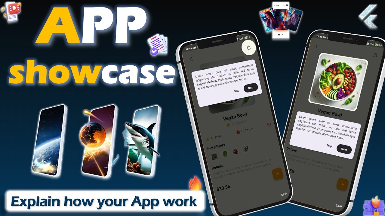 Explain how to use your app | Flutter tutorial coach package - YouTube