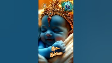 Thumbnail of Achyutam Keshavam Ram Narayanam |#love#ai#song #music#top#krishna #littlekrishna#krishnastatus #most