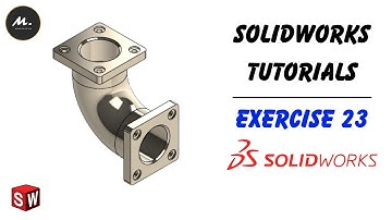 Solidworks Tutorial for Beginners Exercise 23 | Solidworks Tutorials 2024 | Mechanical dot com