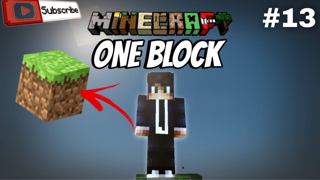 MINECRAFT ONE BLOCK 🤩 {PART-13} - YouTube