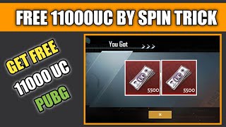 11000 UC Free In Pubg Mobile ! Spin Trick to get free 11000 UC ! how to get free Uc on pubg mobile screenshot 2