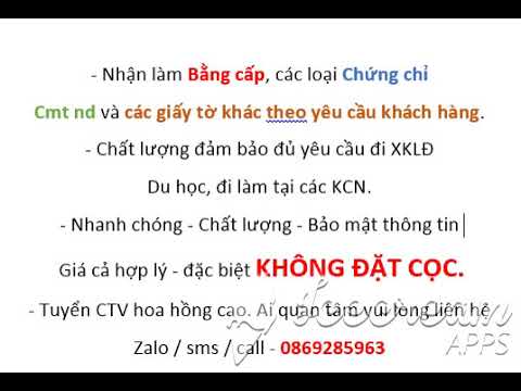 Làm bằng cấp 3 toàn quốc - 0869285963