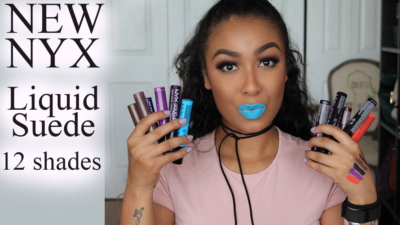NEW NYX Liquid Suede Lipsticks | Review & Swatches | All 12 Shades