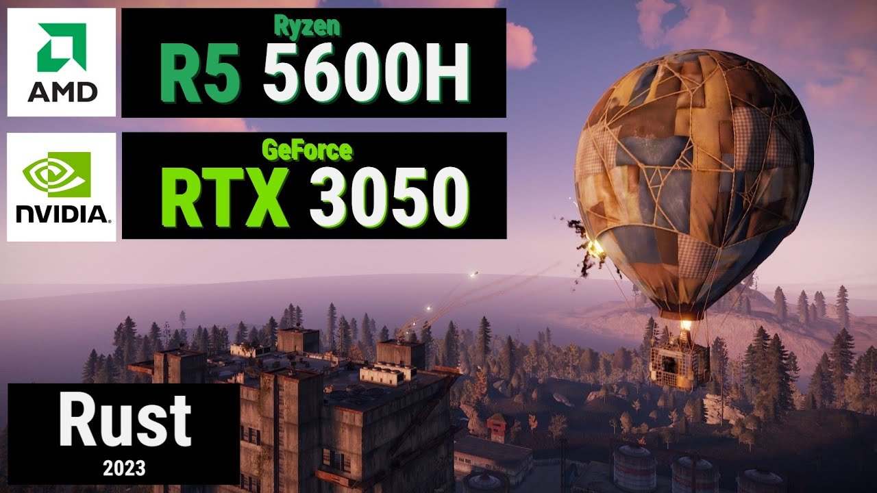 Ryzen 5 5600H + RTX 3050 = RUST - YouTube