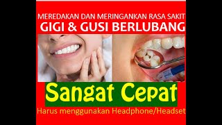 TERAPI MUSIK UNTUK MERINGANKAN SAKIT GIGI BERLUBANG.