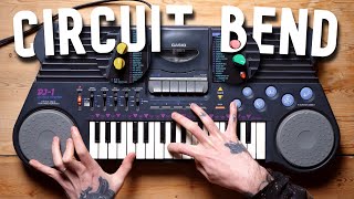 Circuit Bending The Tape Rap Keyboard for extra Lofi | Casio DJ-1/Rap Studio