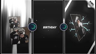 Happy Birthday new Trend Xml File Preset  3d Icon Effect alightmotion