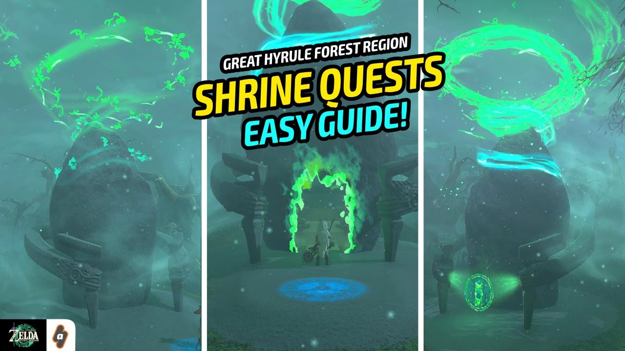 ALL Korok Forest Shrine Quests Tears of the Kingdom Walkthrough YouTube