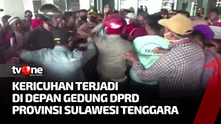 Unjuk Rasa Buruh Pelabuhan, Geruduk Paksa Kantor DPRD | Kabar Petang tvOne
