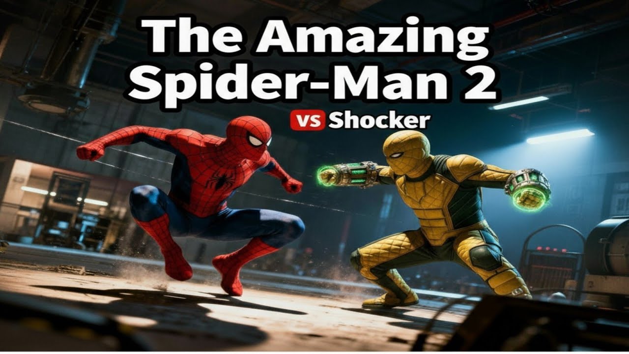 Spider man Vs Shocker | The Amazing Spiderman 2 | Gameplay 