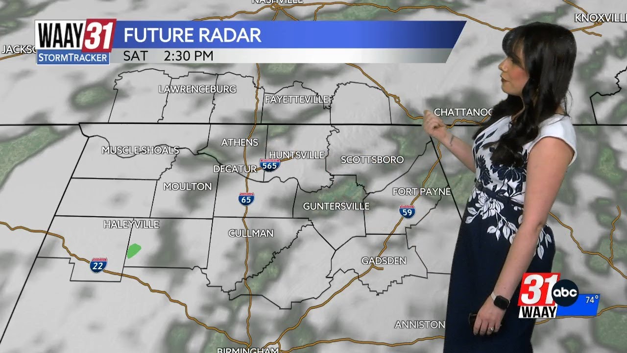 A chance for a few stronger storms Thursday afternoon - YouTube