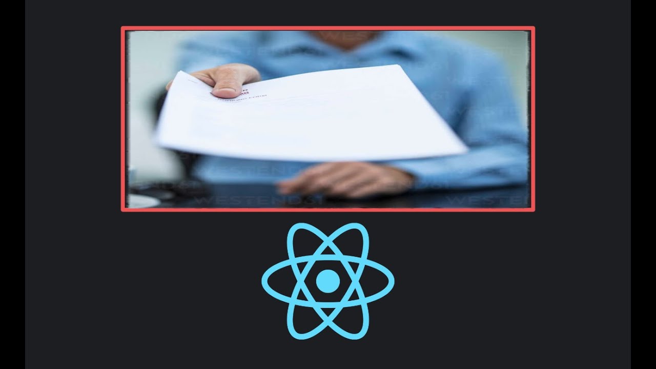 How To Make A Form In React From Scratch