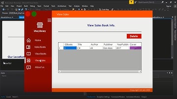 المكتبة| عرض بيانات الكتب المباعة - الجزء 5 |سي شارب مع قواعد البيانات | Access DB|c#| [Source Code]