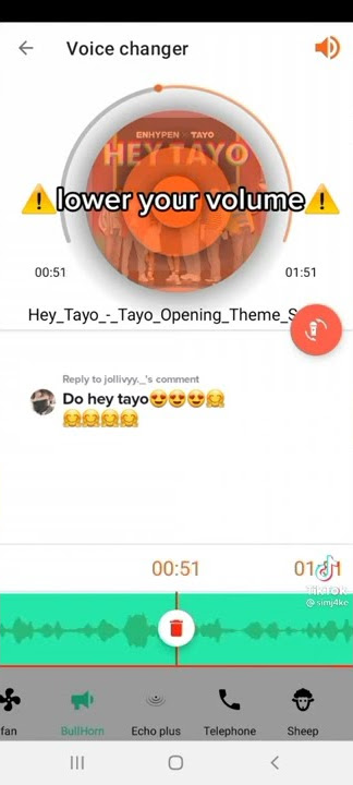 HEY TAYO Alarm!!! ( not mine )