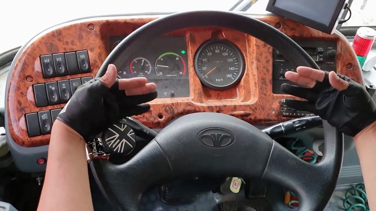 현대자동차운전전문학원 대형 장내 코스 영상 1