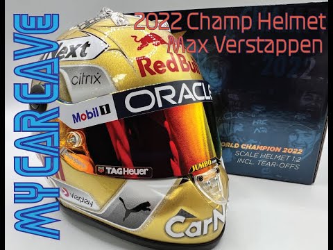 My Car Cave: 2022 Champ Max Verstappen's Gold 1/2 Scale Mini