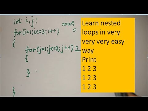 Nested Loops In C