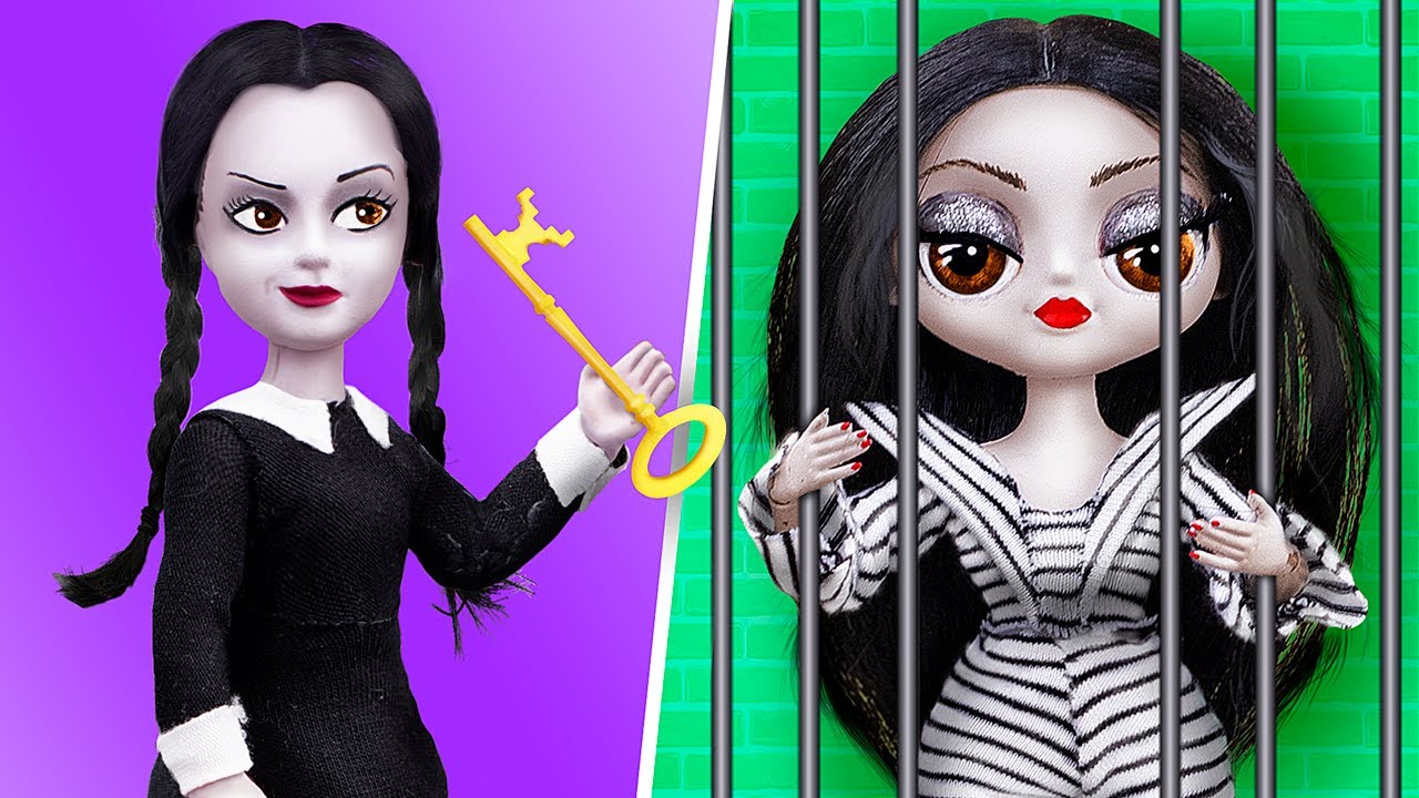 Non si è Mai Troppo Vecchi per le Bambole! 9 Lavoretti della Famiglia Addams  per Barbie e LOL 