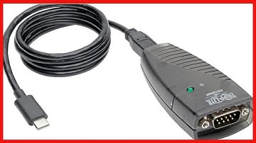 Tripp Lite Keyspan High Speed USB-C to Serial Adapter DB9 RS232 Cable, 3 Feet / 0.91 Meters - HDP S