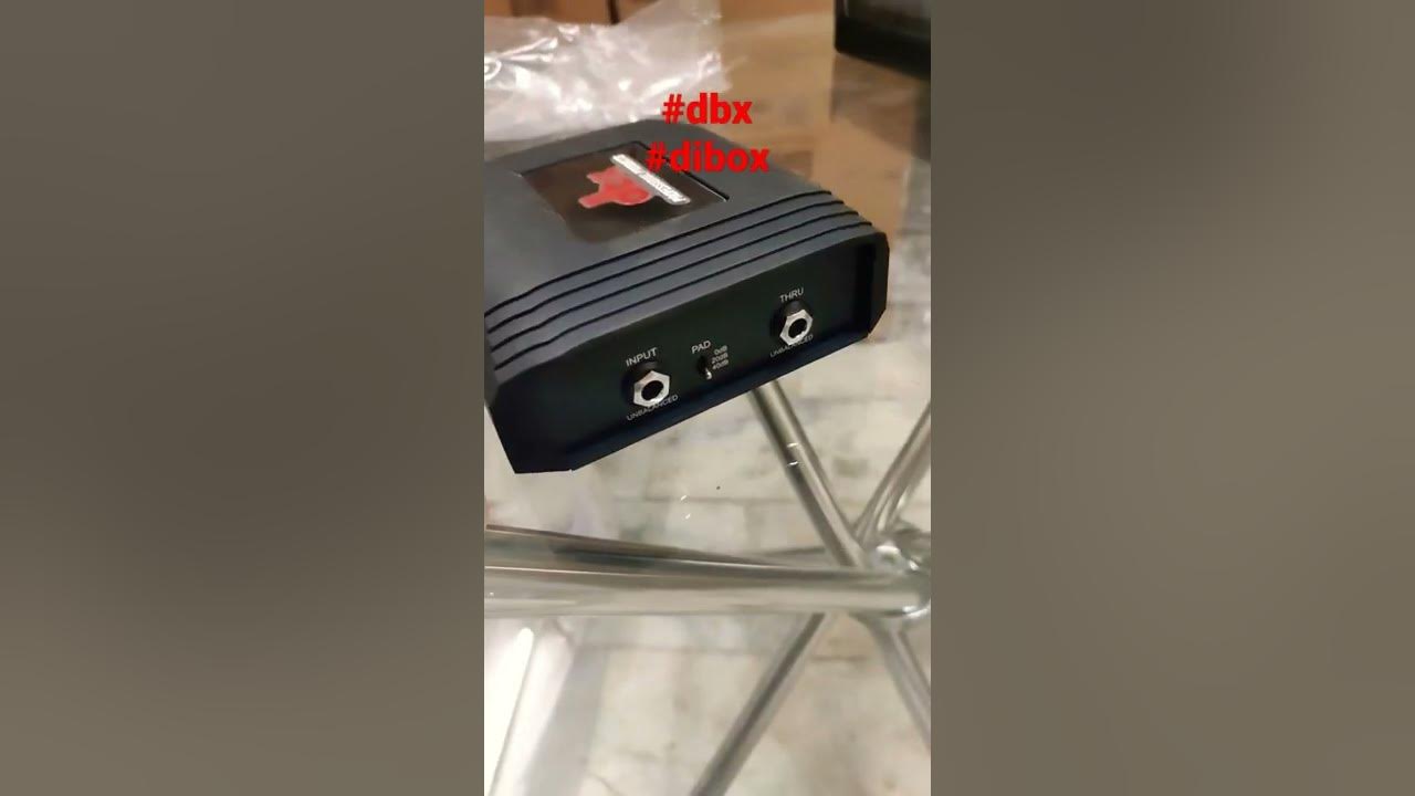 DBX Active DI Box For instrument DB12 dbx dj pioneerdj harman jbl