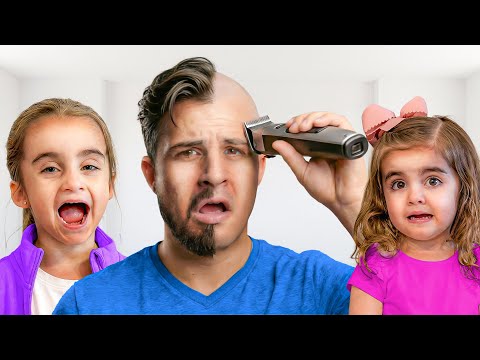 Dad Went BALD For $1! (Toddler FREAKS OUT)