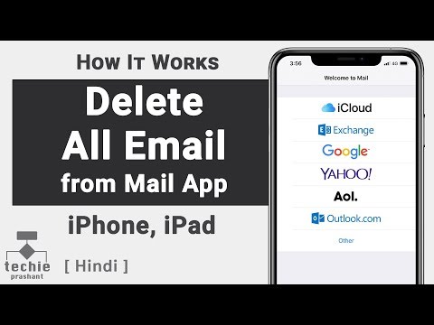 How to Delete All Email from Inbox - iPhone Mail App | Techie Prashant | HINDI