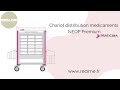 Prsentation du chariot distribution mdicaments neop premium h100 din  realmefr