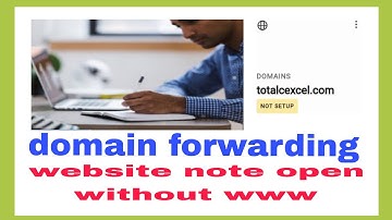 How to Setup  Godaddy Domain forwarding । Domain without www not working Godaddy