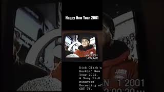 Clarks Rockin New Year 2001 - A Crt Tv Airing Shot With A Sony Hi-8 Handycam