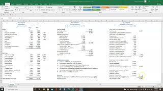 Example - Statement of Cash Flows - Indirect Method - Part 3