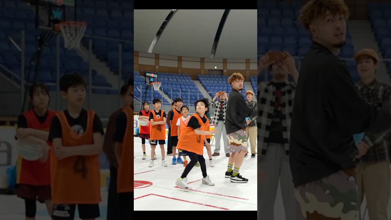 ボールが消えた！？会場が大歓声🔥 #バスケ #basketball #ミニバス