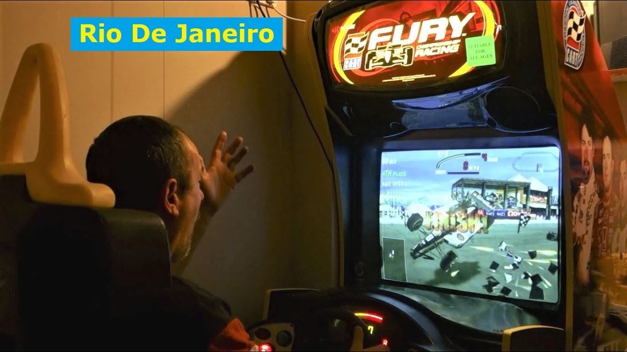 Cart Fury Championship Racing. REAL arcade machine gameplay!! All views!!