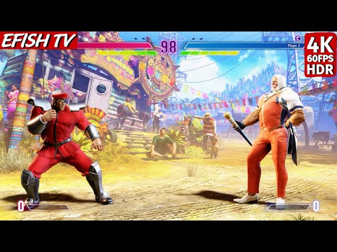 M. Bison vs JP (Hardest AI) - Street Fighter 6
