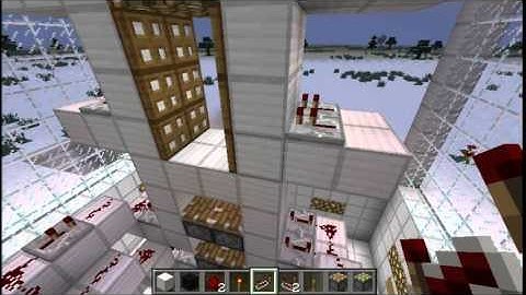 How To Make A Minecraft Elevator - Tutorial Part 1 of 3