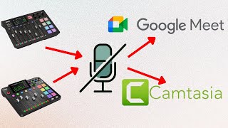 Why No MICROPHONE in Google Meet, Camtasia and Other Apps with the Rodecaster Pro I & II