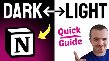 How to SWITCH Between Light and Dark Mode in Notion (Step by Step) 2025