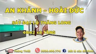 Bán nhà An Khánh Hoài Đức, Bán nhà gần Mỹ Đình, Vành Đai 3, Trần Duy Hưng, Diện tích 40m2 xây 4 tầng
