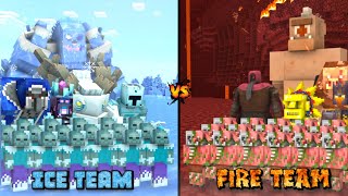 ICE TEAM vs FIRE TEAM