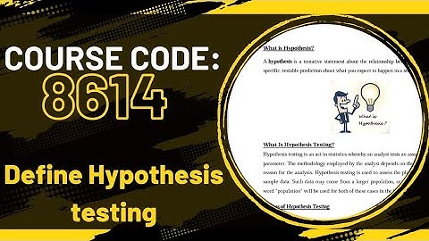 what is Hypothesis? #hypothesis #testing #aiouassignment #8614 #2023 #aiousolveassignments