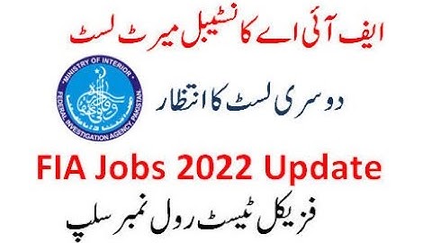 FIA Constable list  2022 Update | FIA Physical Test Date