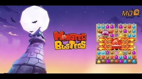 Monster Busters:Match 3 Puzzle  - Gameplay IOS & Android