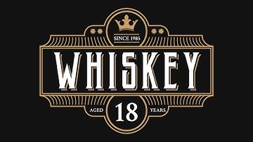 Coreldraw Tutorials - Creating a Whiskey Label Design