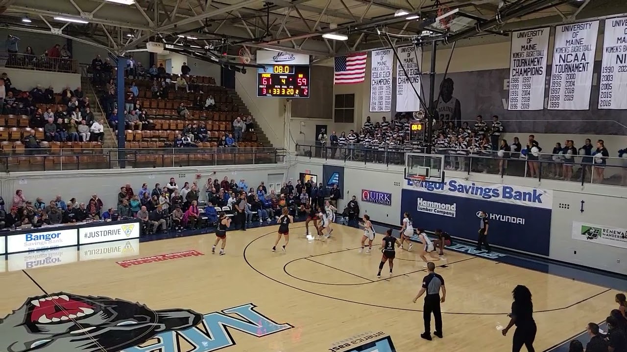 Maine gets one final stop to pick up a two point win over Northeastern on Monday 11/21/22