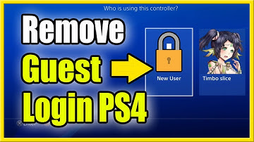 PS4ゲストアカウントを削除してログインを停止する方法！（ベストチュートリアル！）