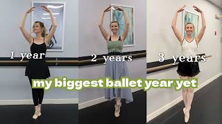 What 3 years of adult ballet looks like (for me) | Progress video
