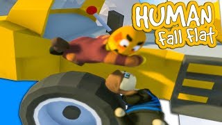 Ich habe ihn aus Versehen ÜBERFAHREN | Human Fall Flat