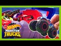 Will the VOLCANIC ERUPTION DESTROY THE ISLAND? 🏝️| Monster Trucks Tournament of Titans | @Hot Wheels