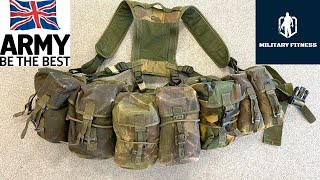 How I Pack My British Army Webbing System | British Army PLCE Webbing