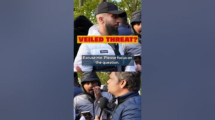 Veiled Threat by British Muslim Who Struggles to Defend Muhammad | Arul Velusamy | Speakers' Corner