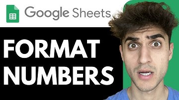 How to Format Numbers in Google Sheets